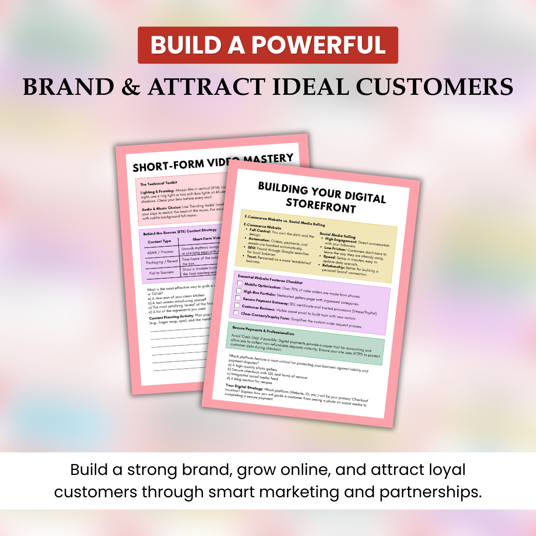 Cake Design Mastery System